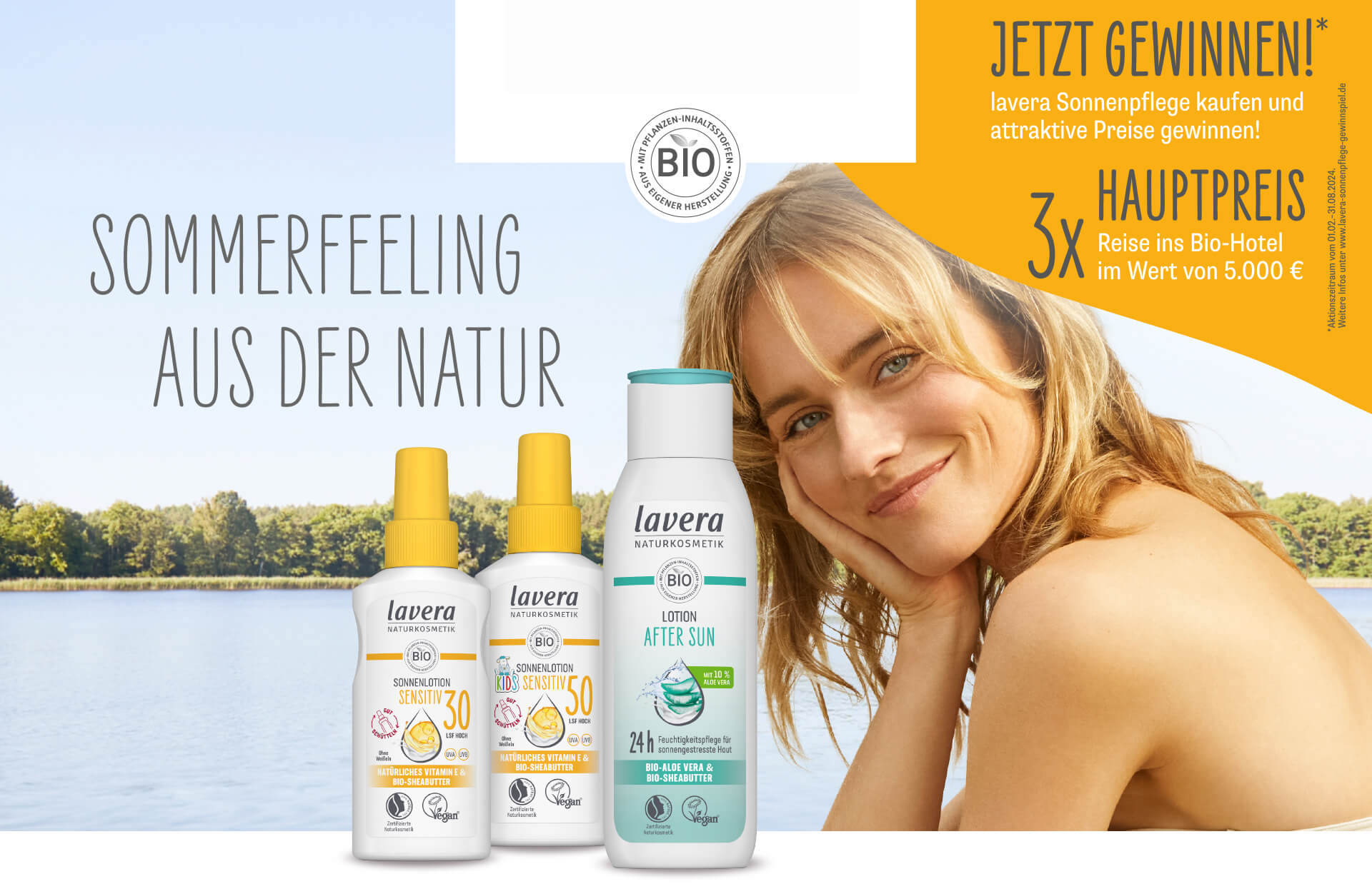 lavera Gewinnspiel Header